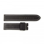 Strap black without rivets, size M